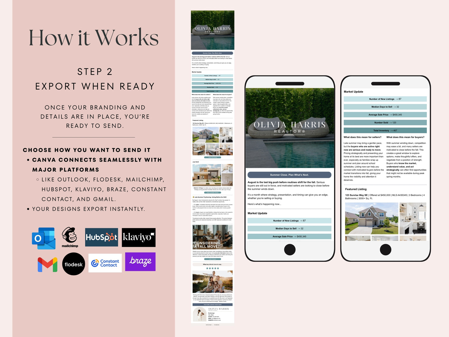 Monthly Email Newsletter Template Bundle