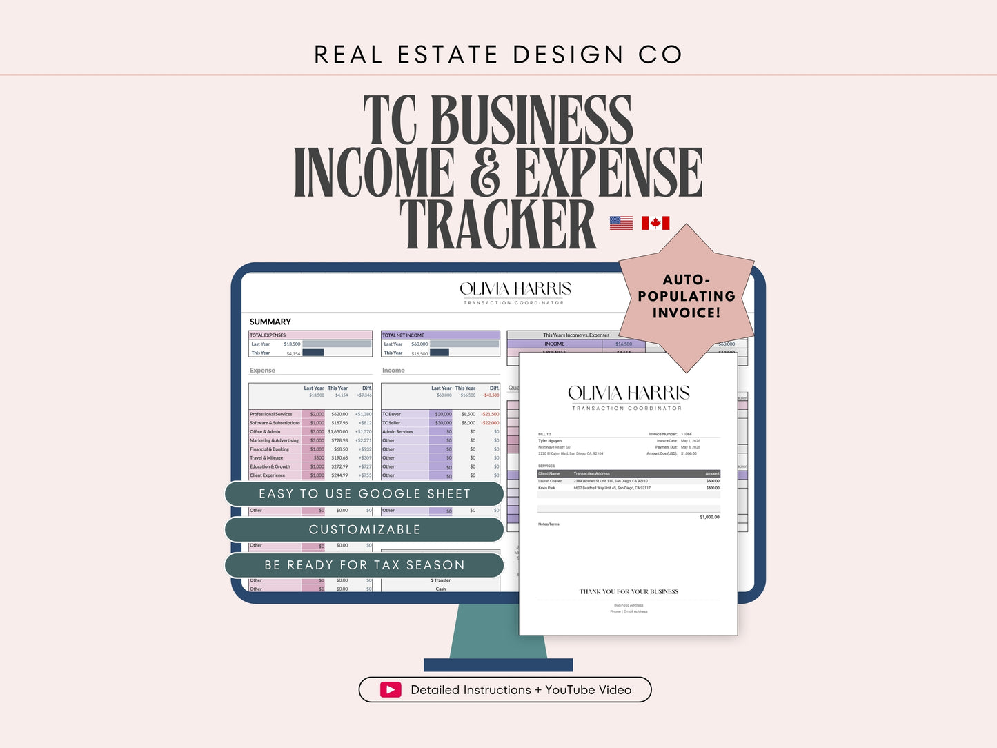 TC Business Income & Expense Tracker