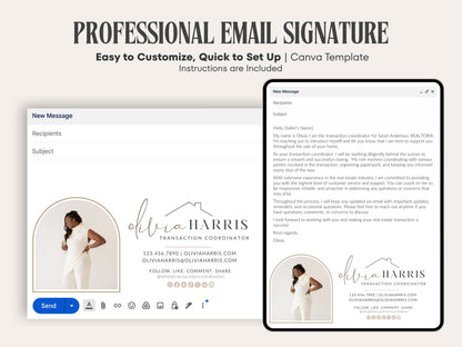 TC Email Signature Template | Canva Template