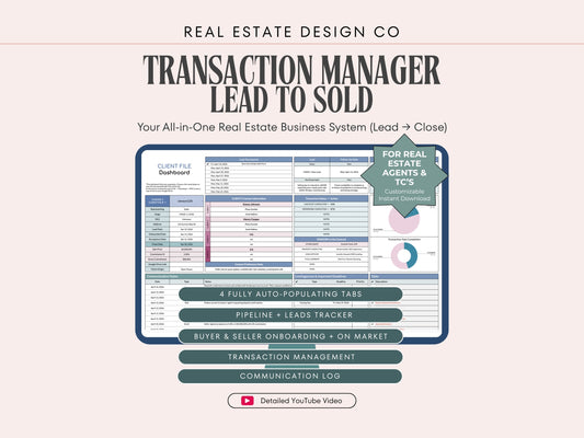 Transaction Manager - Lead to Sold