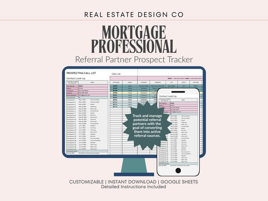 Mortgage Referral Partner Tracker