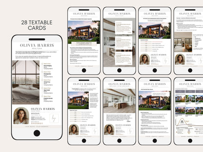 Seller Transaction Kit for Real Estate Agents | 90+ Canva Email & Text Templates
