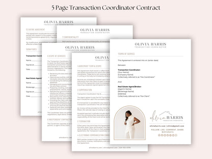 Transaction Coordinator Service Agreement
