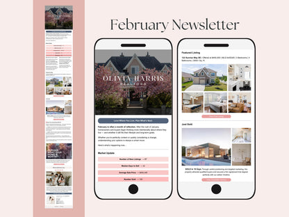 Monthly Email Newsletter Template Bundle