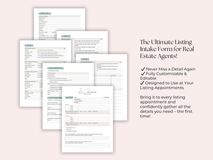 Listing Intake Form