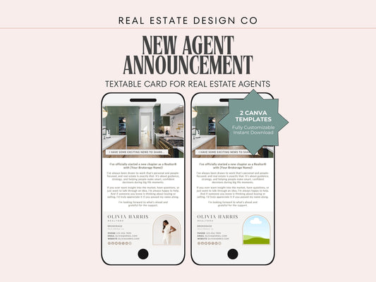 New Agent Announcement Text Message