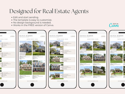 Home Tour Schedule Text Message Bundle