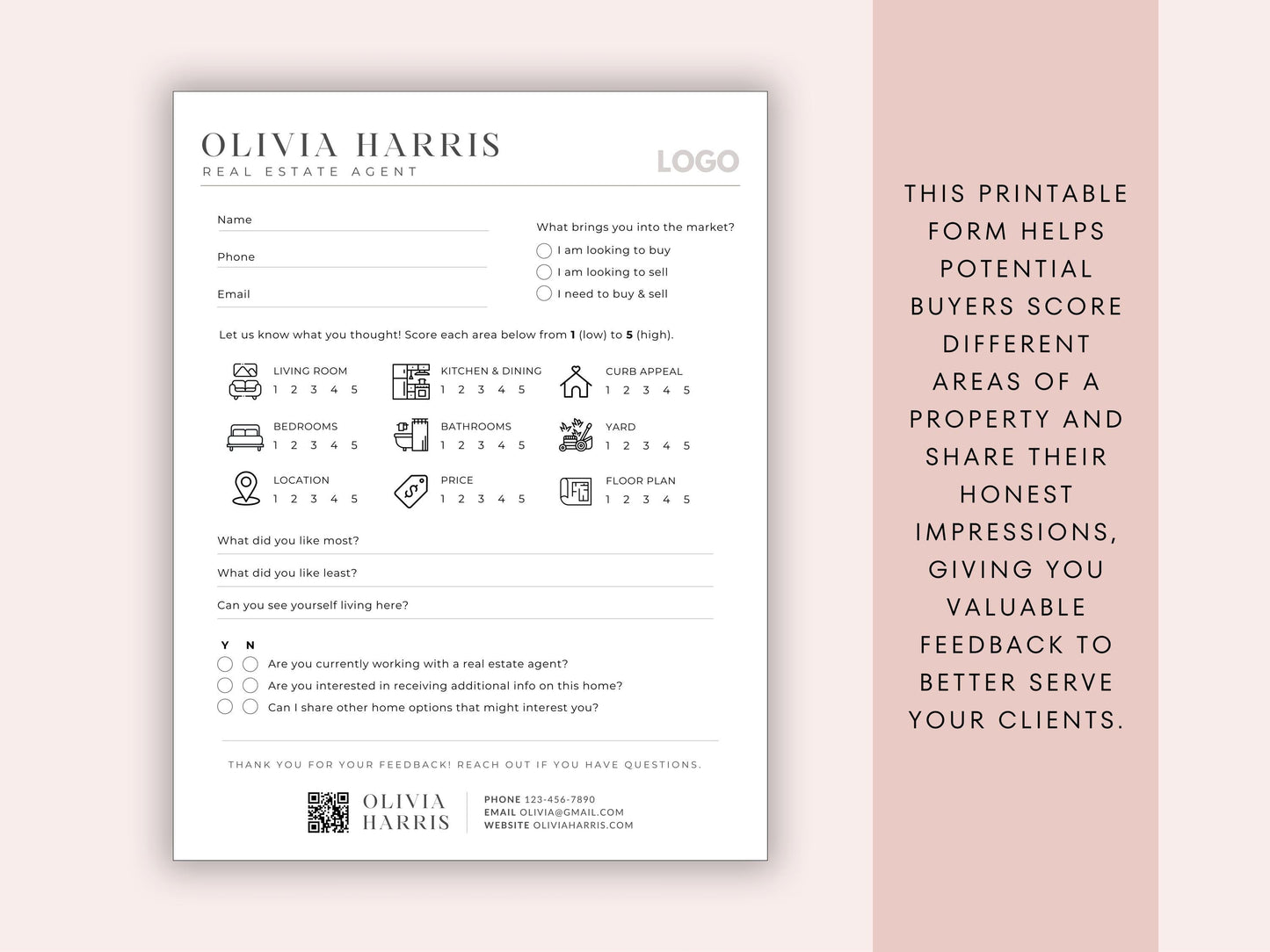 Open House Feedback Form