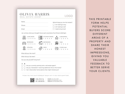 Open House Feedback Form