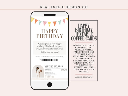 Happy Birthday Coffee Card