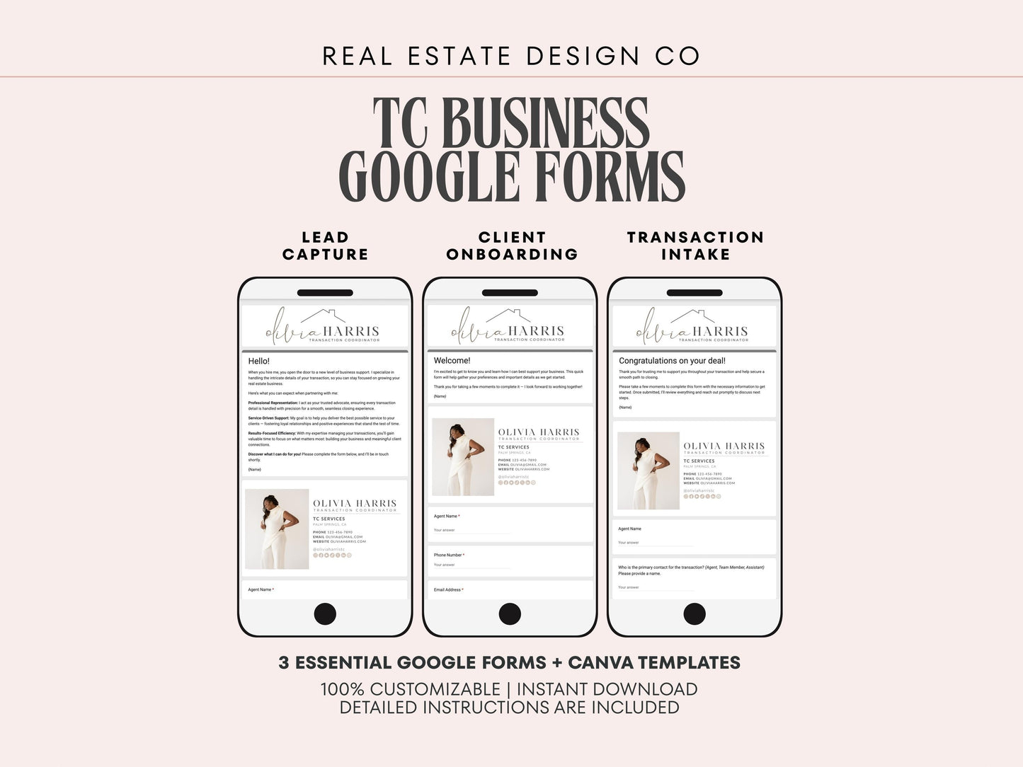 TC Google Forms Template Bundle