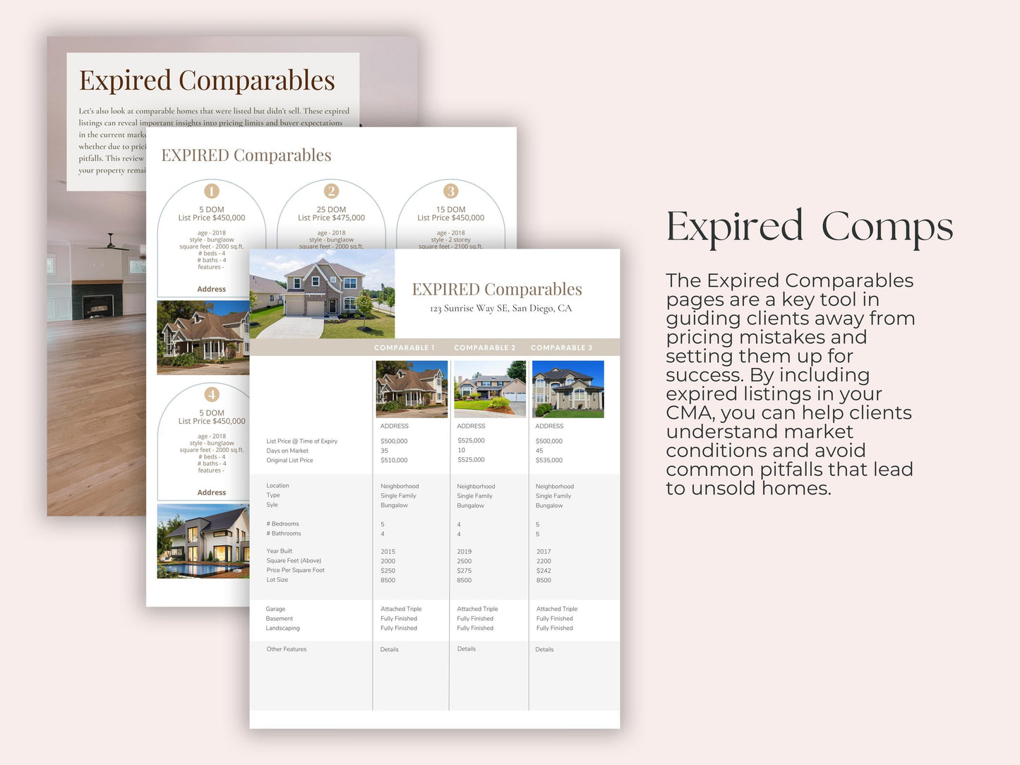 Listing Presentation CMA Template