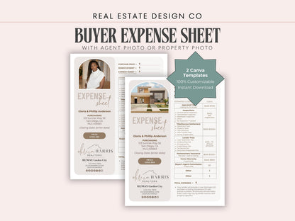 Buyer Closing Cost Sheet