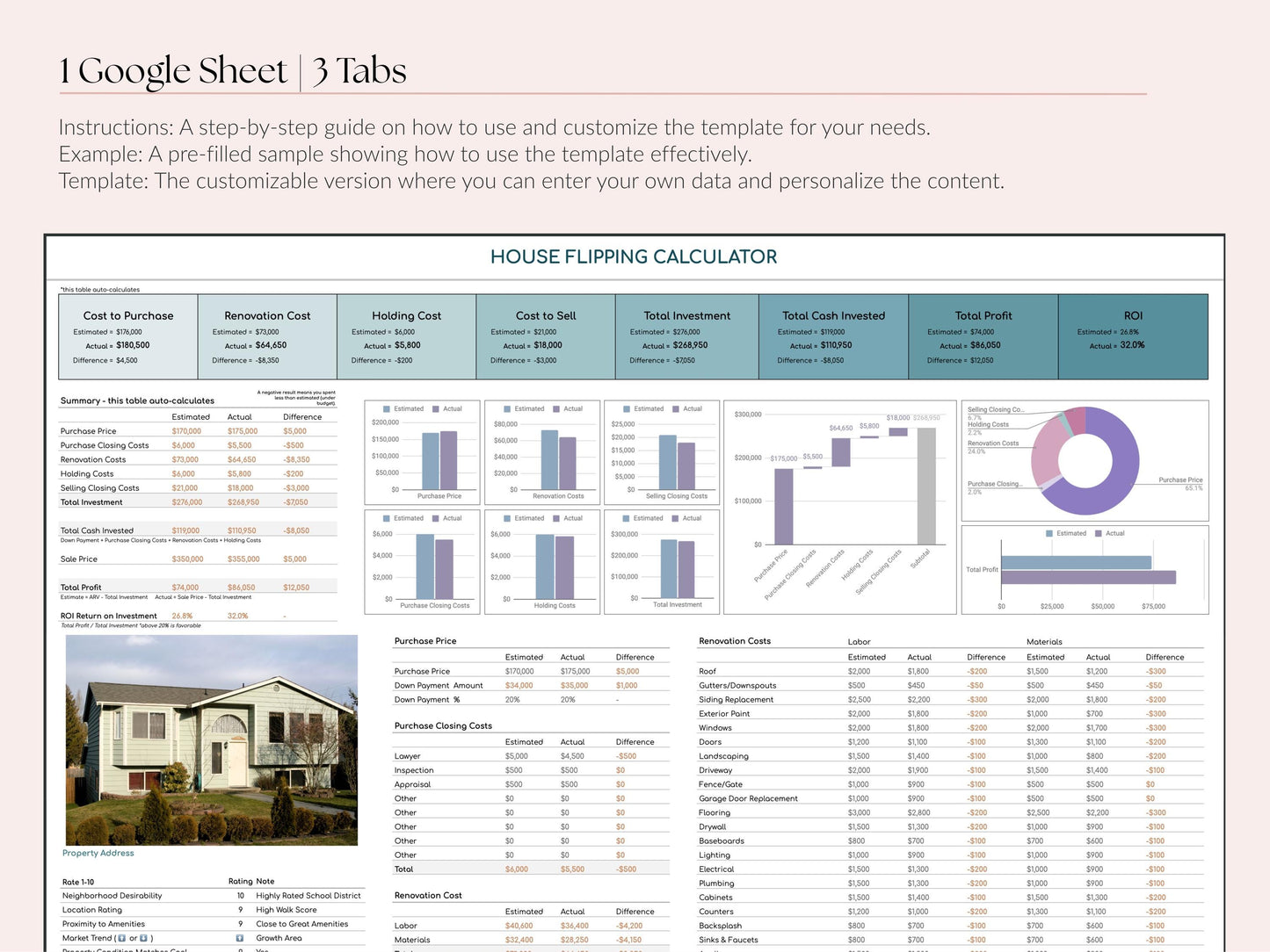 House Flipping Tracker