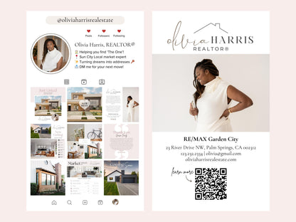 Instagram Inspired Business Card