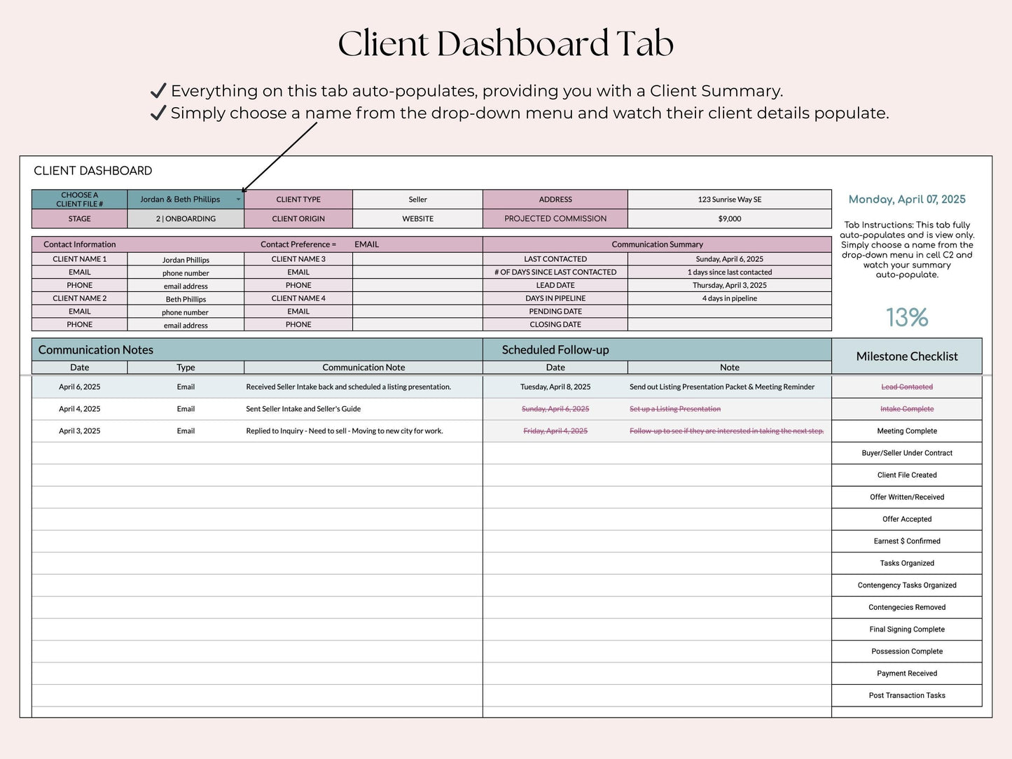 Pipeline + Follow-Up Tracker