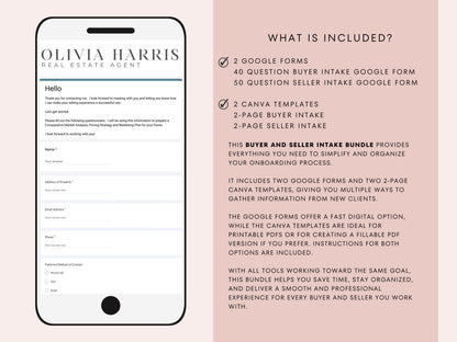 Buyer and Seller Intake Questionnaire