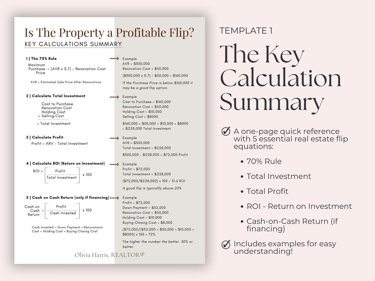 Real Estate Investor Worksheet
