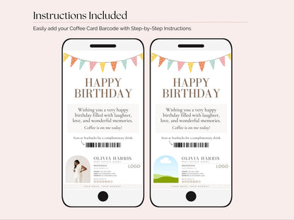 Happy Birthday Coffee Card