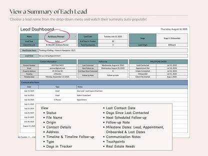 Lead Tracker