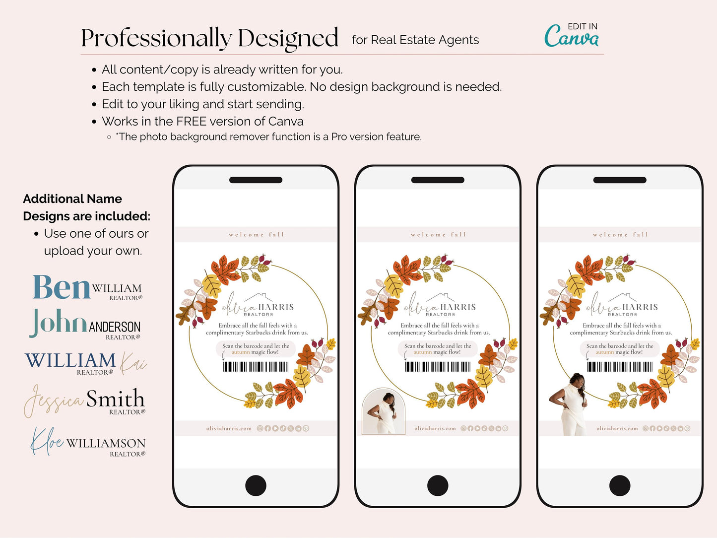 Fall Coffee Card Text Message