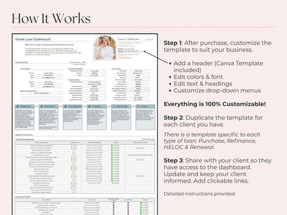 Loan Officer Shared Client Dashboard