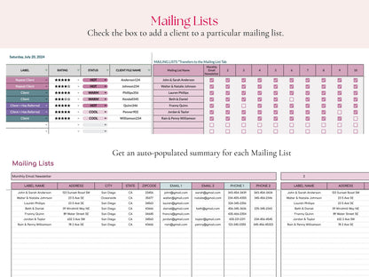 Mortgage Professional Client List