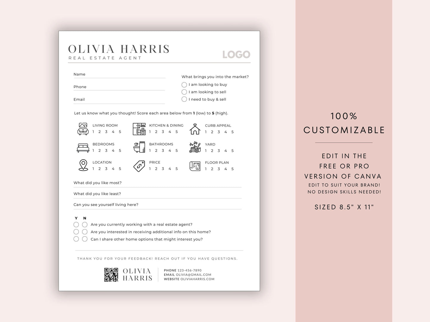 Open House Feedback Form