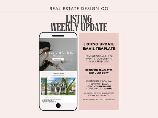 Listing Update Email Template