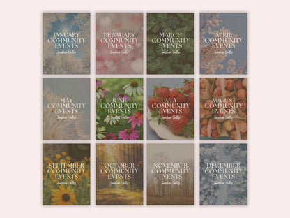Community Events Instagram Post Templates