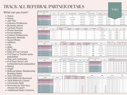 Referral Partner Tracker