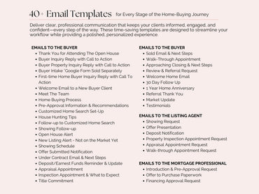 Buyer & Seller Email Templates