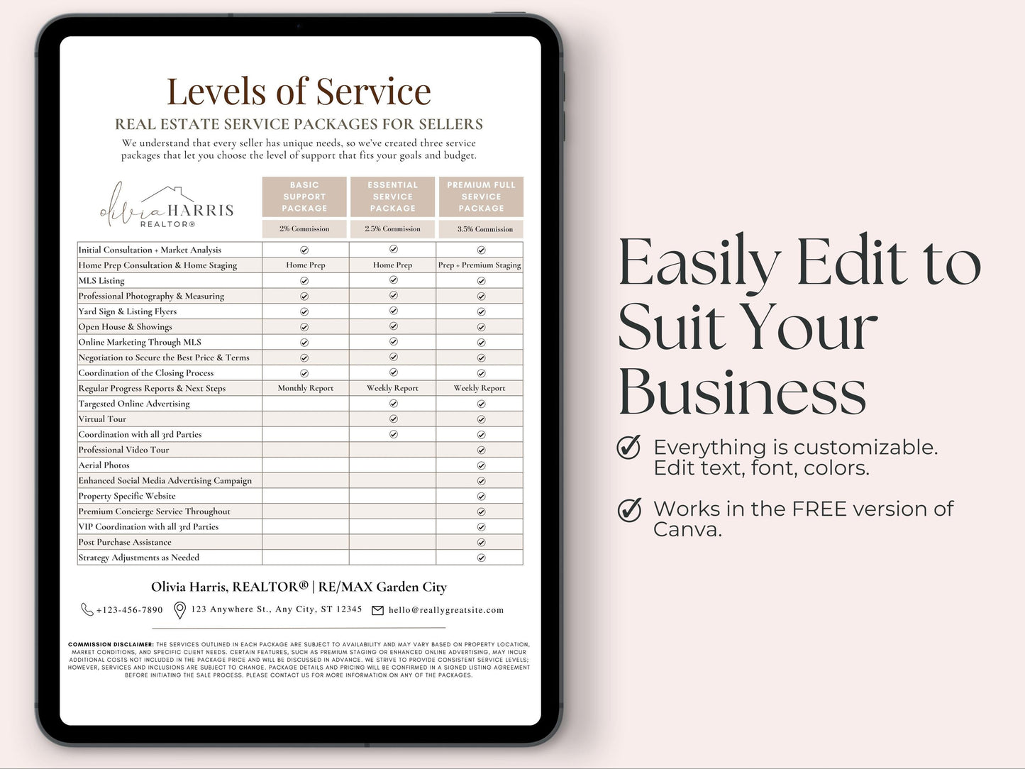 Service Tiers Flyer