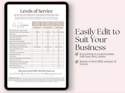 Service Tiers Flyer
