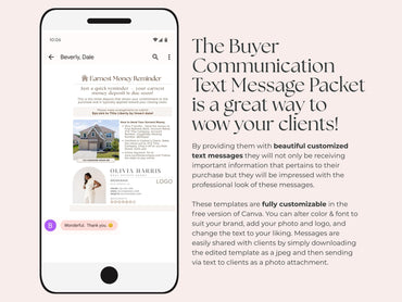 Buyer Client Journey Text Message Bundle