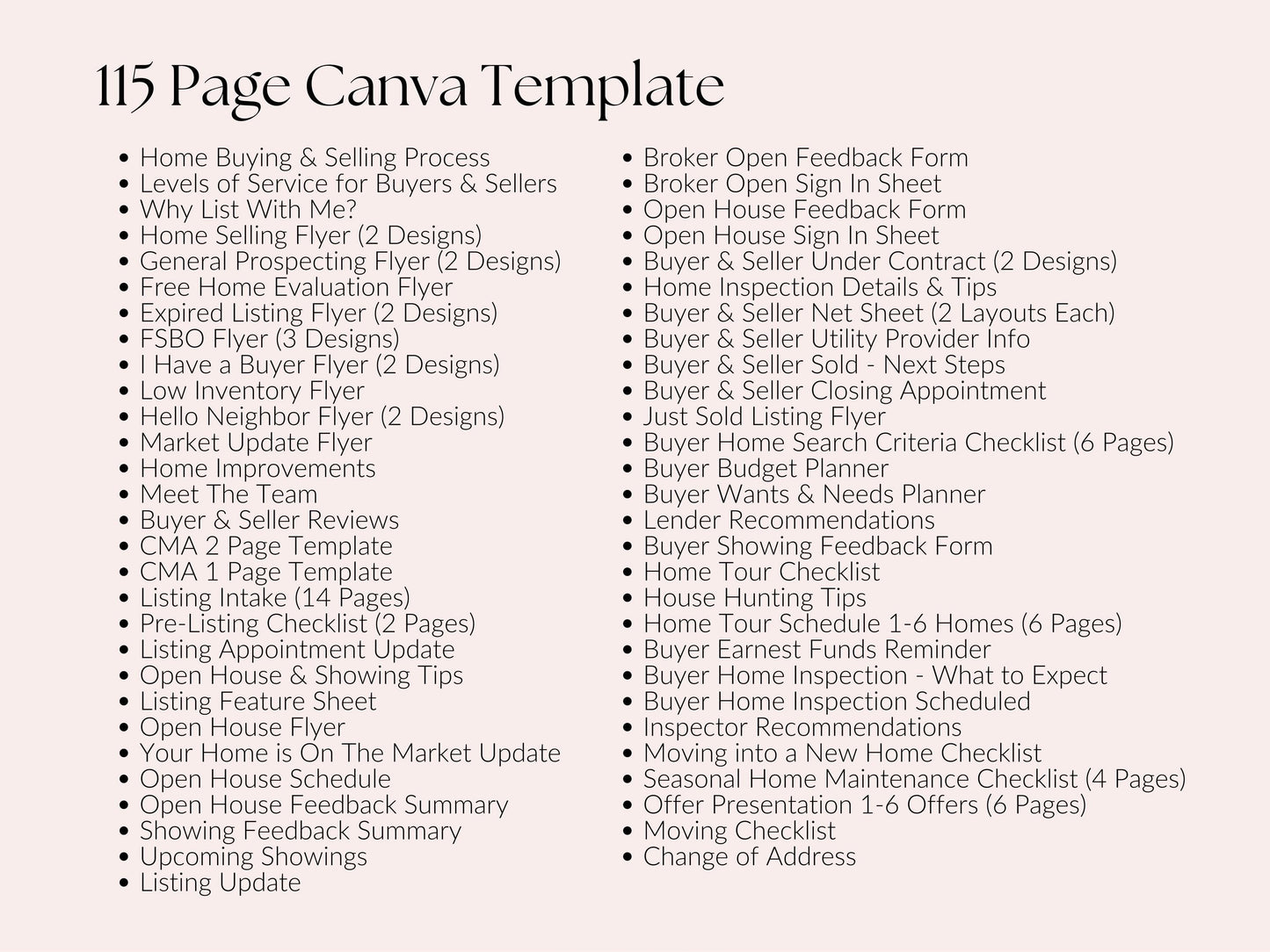 Checklist, Form & Flyer Bundle