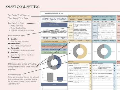 SMART Goal Setting Tracker