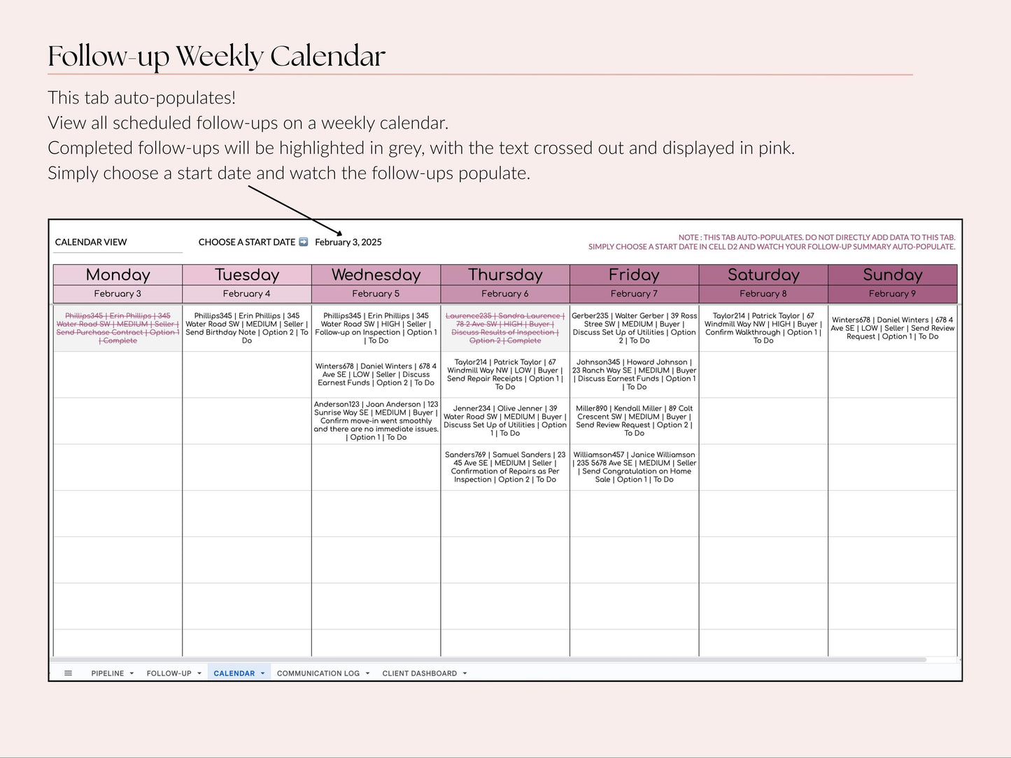 Follow-Up Tracker