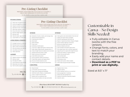 Seller Pre-Listing Checklist