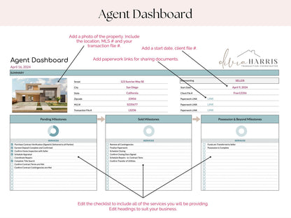 Transaction Coordinator Client Dashboard
