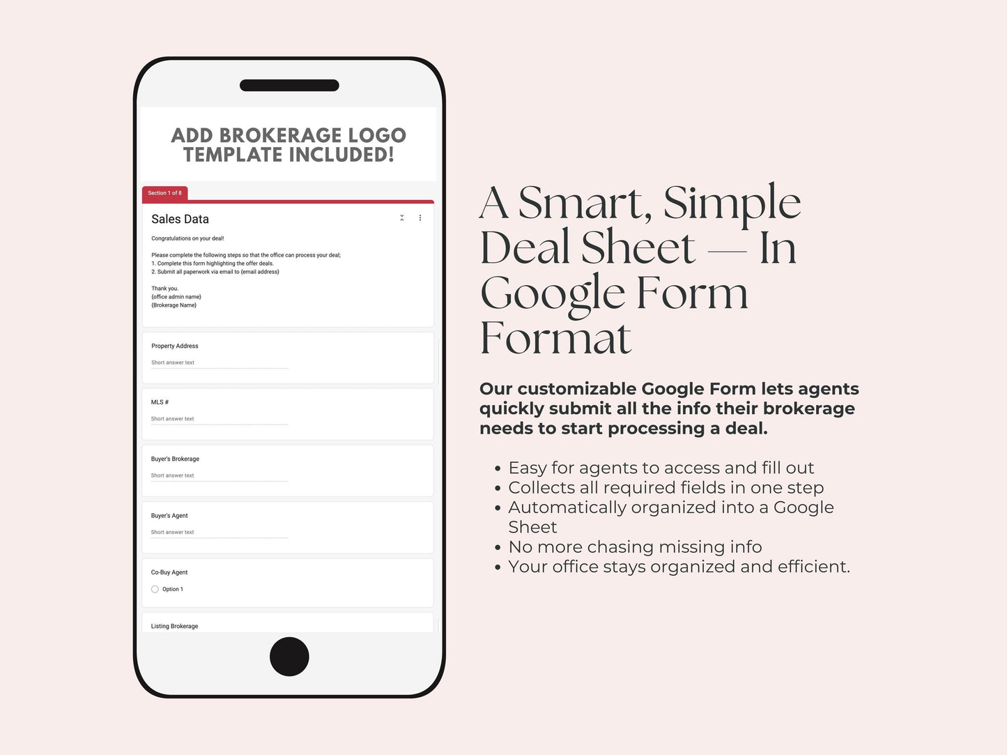 Real Estate Office Deal Submission System