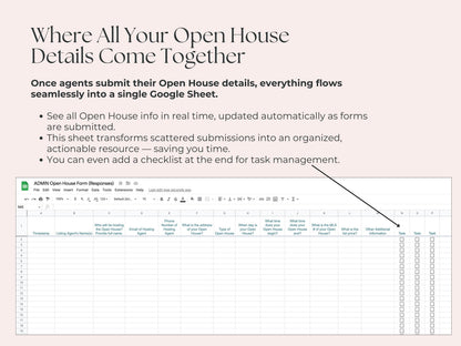 Admin Open House Intake