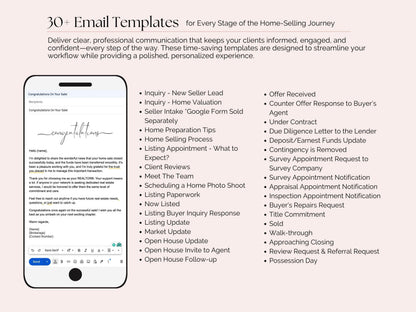 Seller Transaction Email Templates
