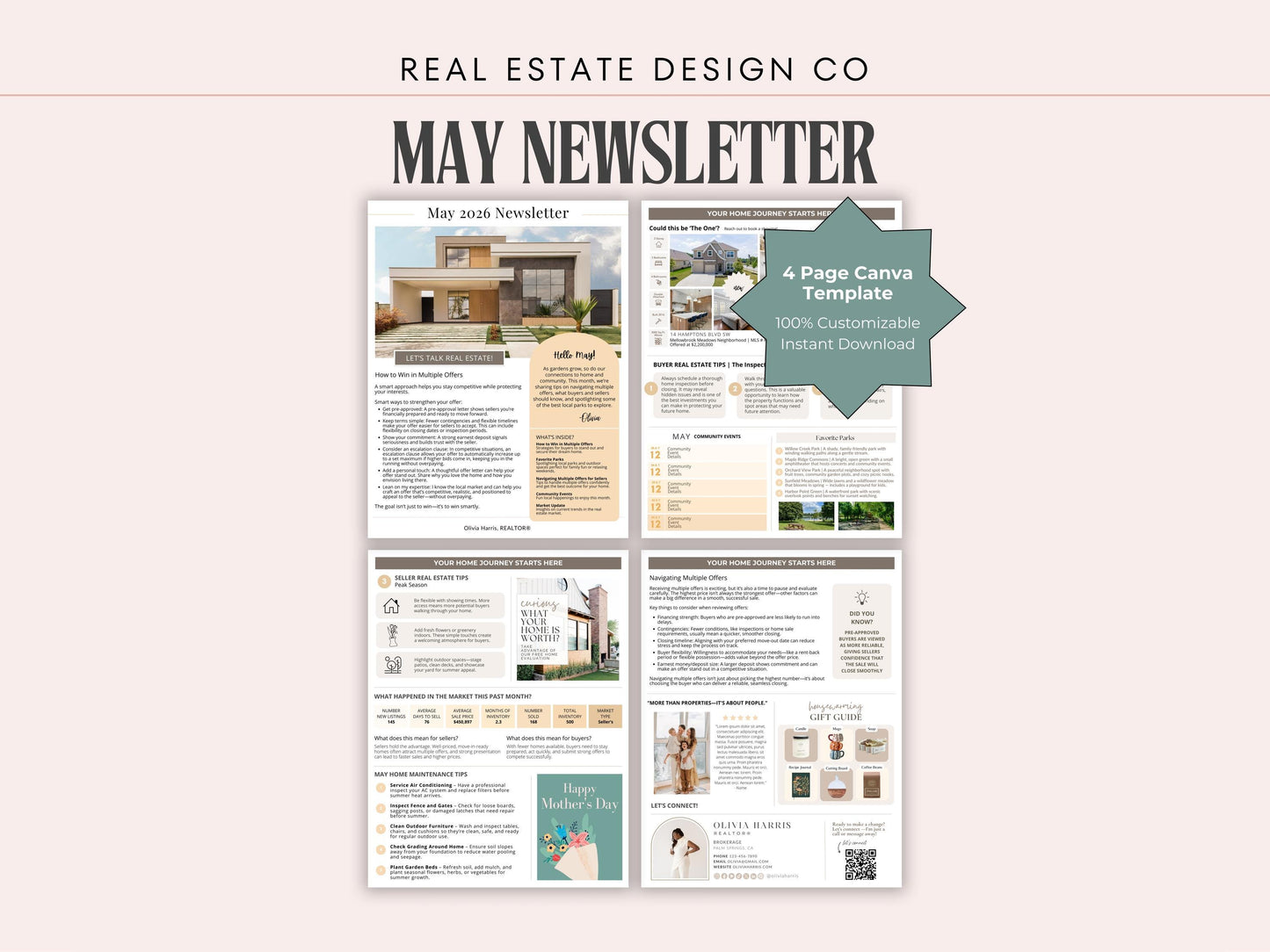 May Newsletter Template Vol 2