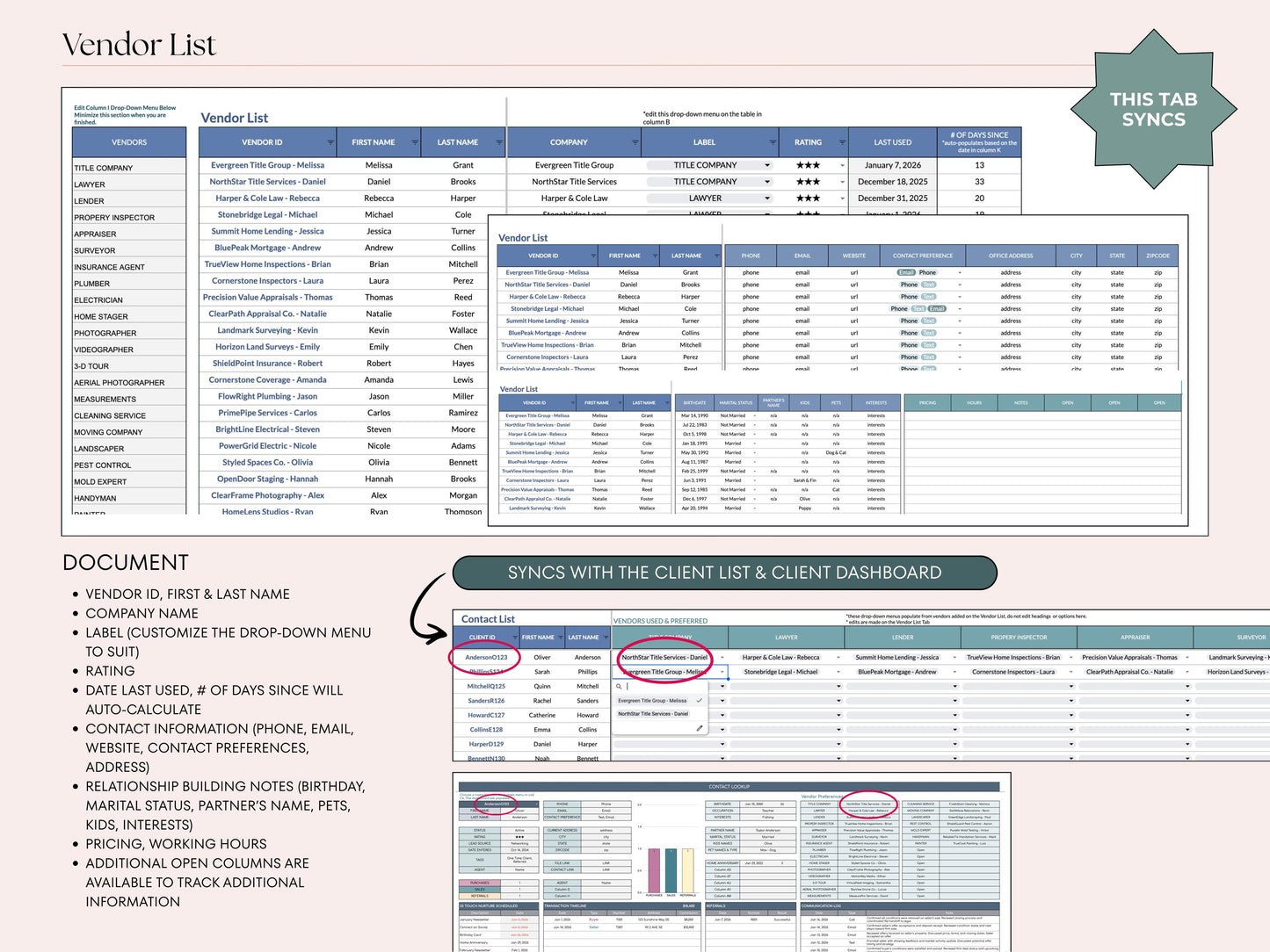 Client List & Nurture Plan