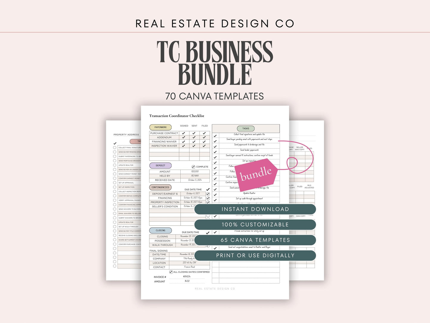 TC Canva Template Bundle
