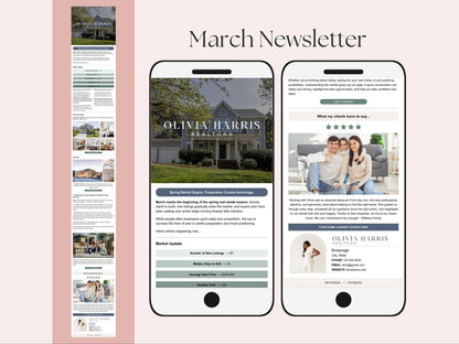 Monthly Email Newsletter Template Bundle