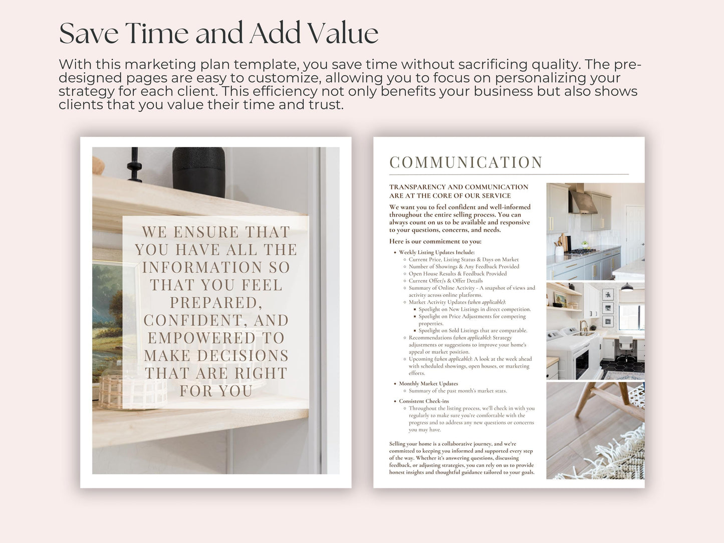 Listing Presentation Marketing Plan