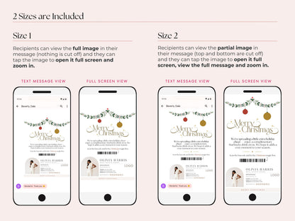 Merry Christmas Textable Coffee Card