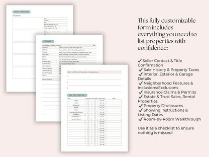 Listing Intake Form